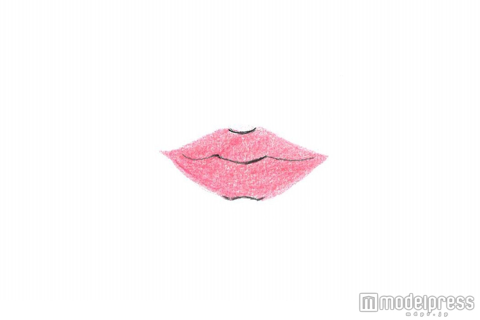 口角が上がった唇（C）モデルプレス