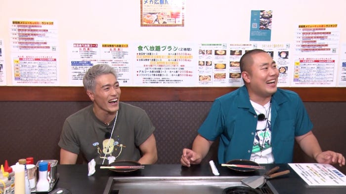 (左から)中務裕太、岡部大(C)テレビ朝日