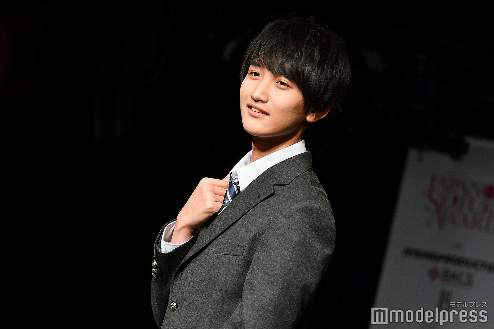 「第6回日本制服アワード」男子準グランプリ・石岡快斗さん（C）モデルプレス