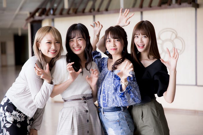 伊藤桃々、鈴木美羽、黒木ひかり、生見愛瑠「太陽とオオカミくんには騙されない」最終話(C)AbemaTV