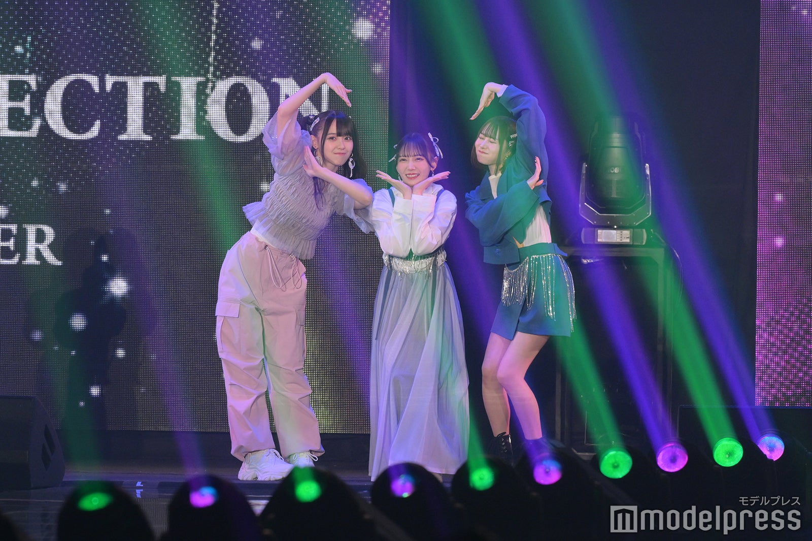 松本ももな、鈴木瞳美、橋本桃呼「推しの子」ステージより（C）モデルプレス