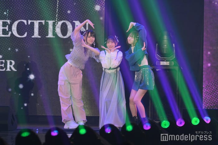 松本ももな、鈴木瞳美、橋本桃呼「推しの子」ステージより(C)モデルプレス