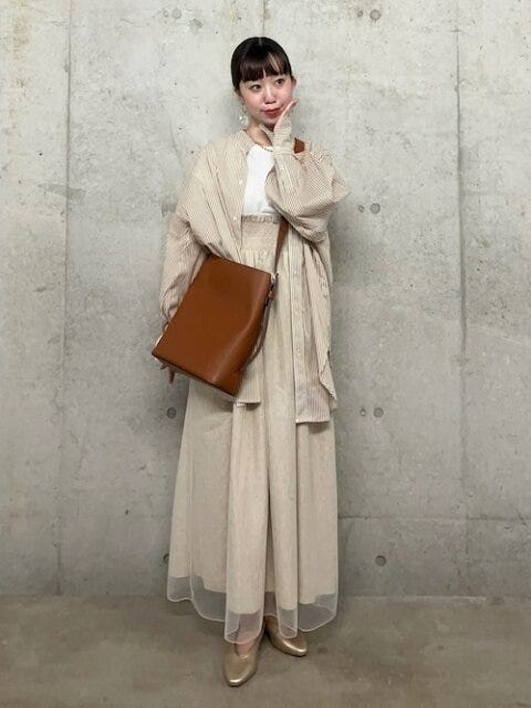 淡色コーデ　秋