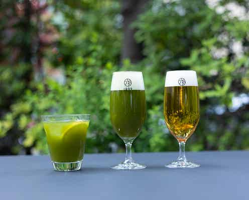 「抹茶ビアテラス」日本茶ドリンクが飲み放題、お茶料理&スイーツも充実