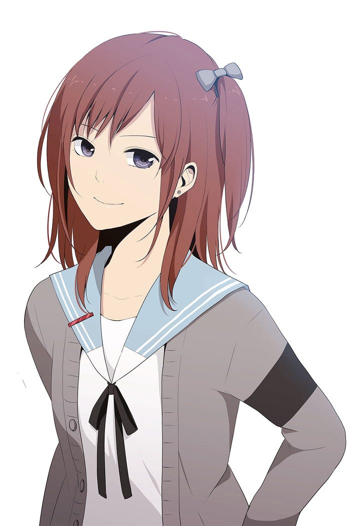 池田エライザが演じる狩生玲奈の原作イラスト(C)夜宵草/comico