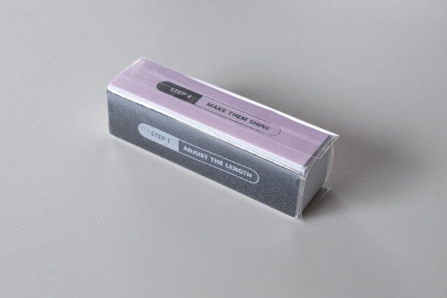 100円ショップ　100均　100円　百円　百円ショップ　便利　優秀　使える　おすすめ　オススメ　レビュー　ダイソー　DAISO　ダイソー商品　人気　ネイルケアブロック　爪磨き　爪みがき　ネイル磨き　ネイルケア　バッファー