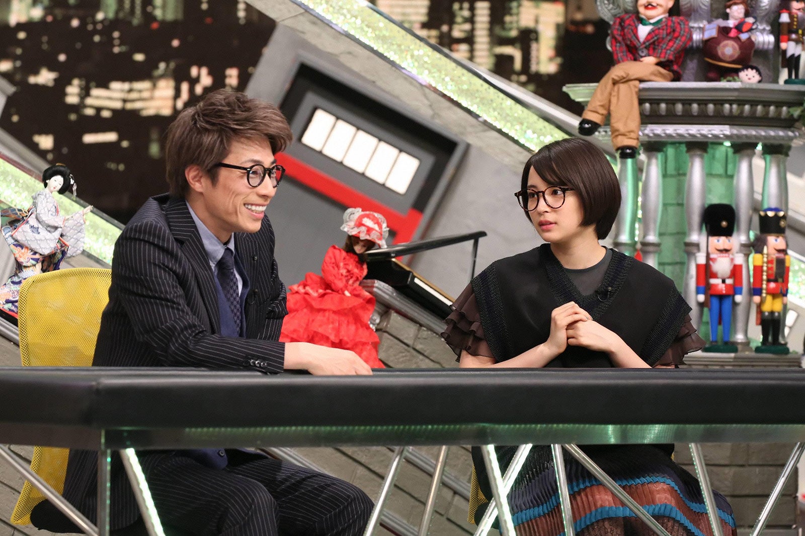 田村淳、広瀬すず／画像提供：フジテレビ