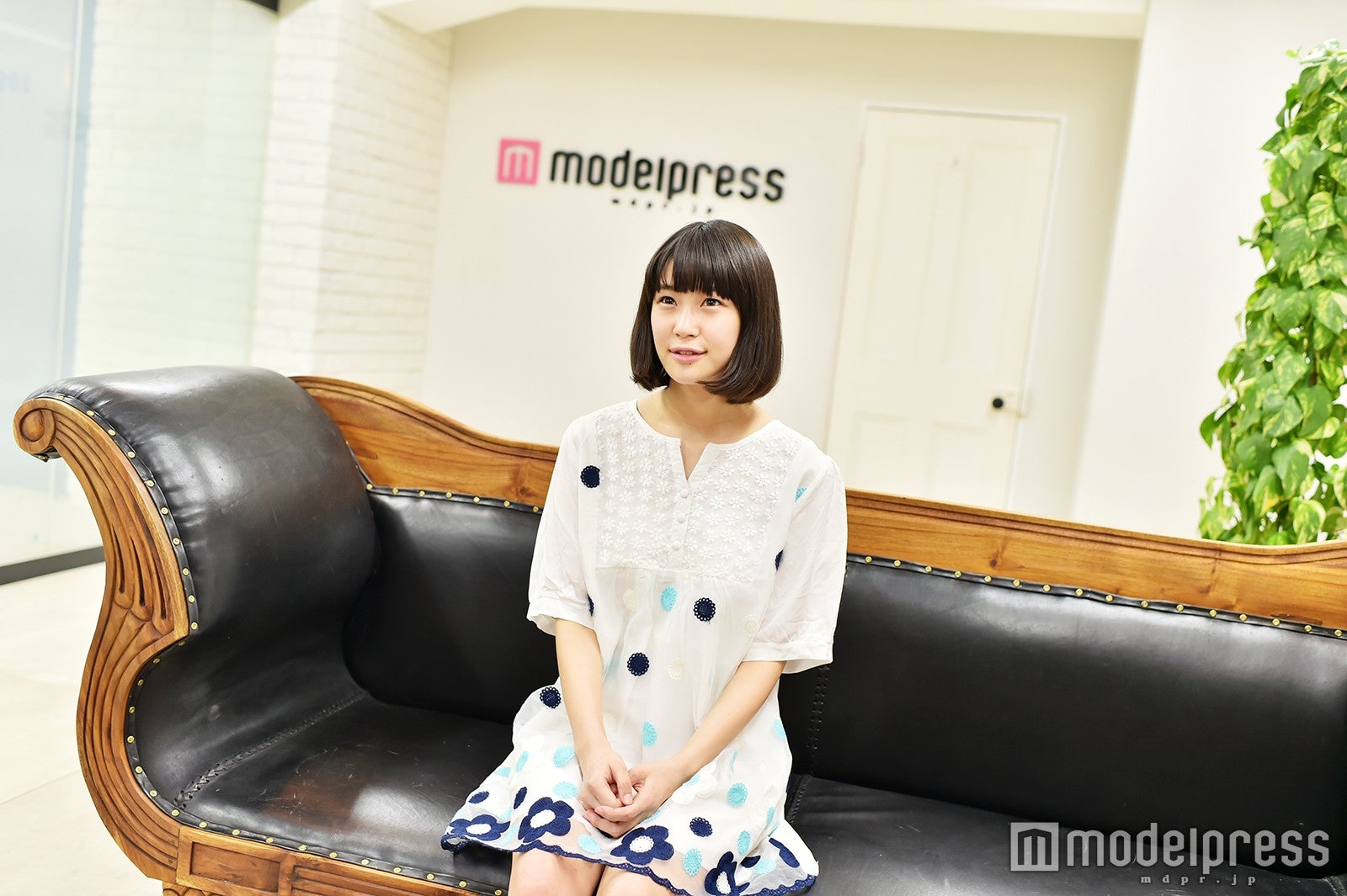 取材に応じた、加村真美（C）モデルプレス