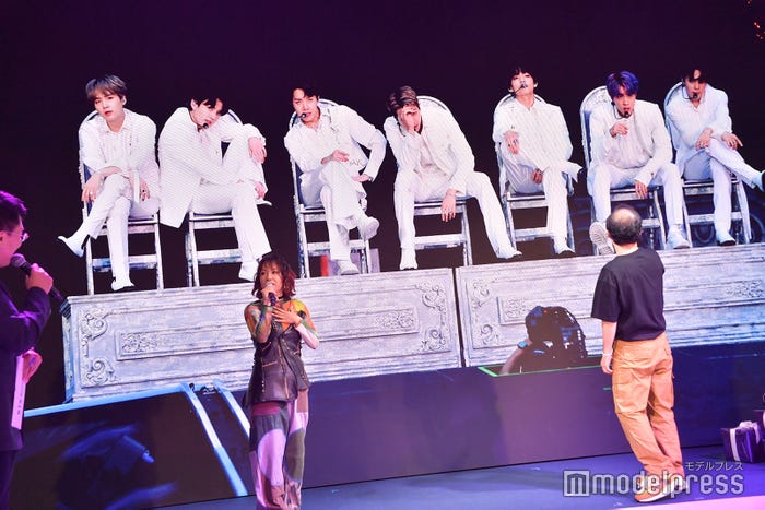RIEHATA、斎藤司/「BTS Monuments:Beyond The Star」配信記念イベントより(C)モデルプレス
