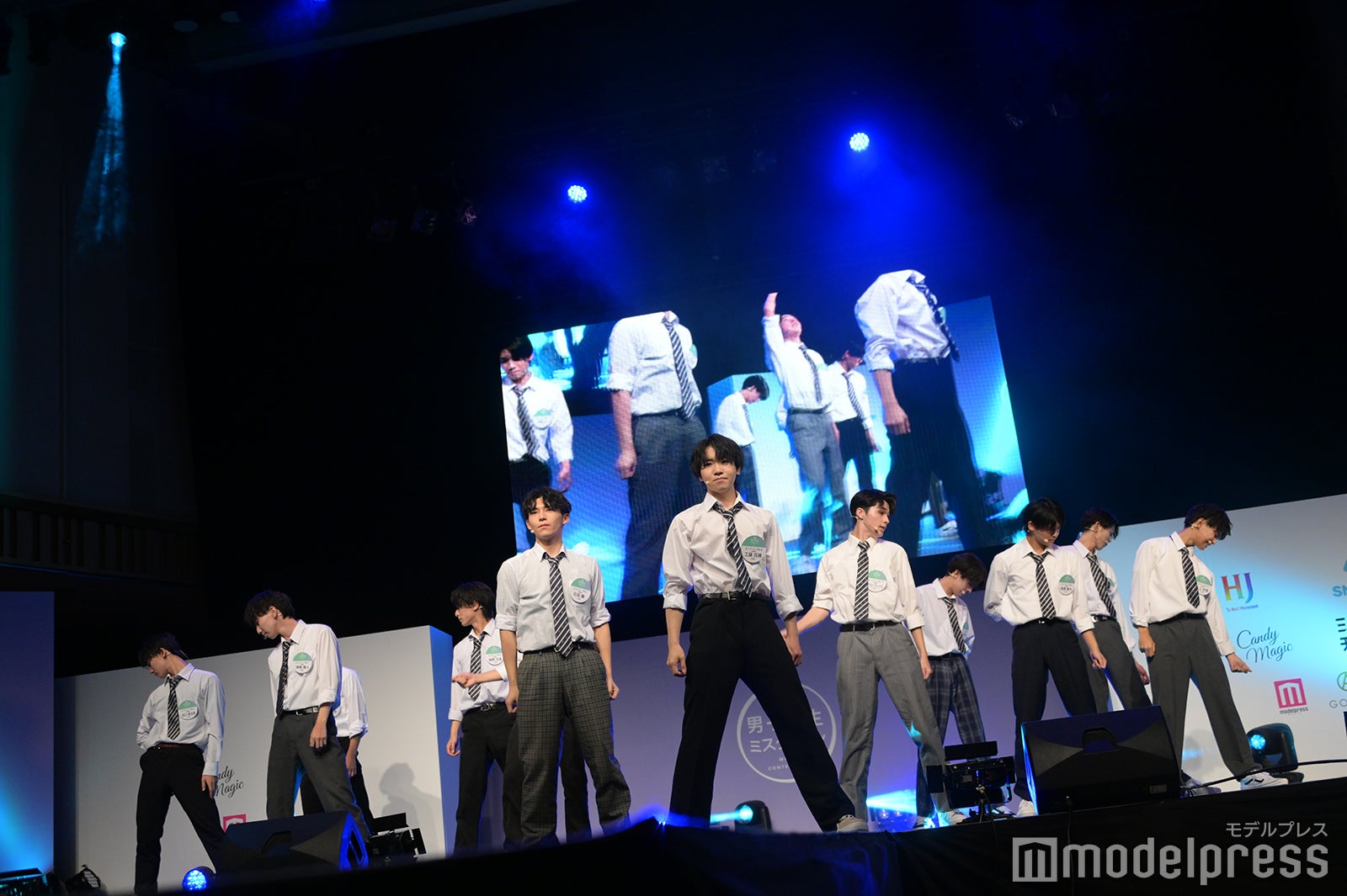 「男子高生ミスターコン2023」審査結果発表の様子（C）モデルプレス