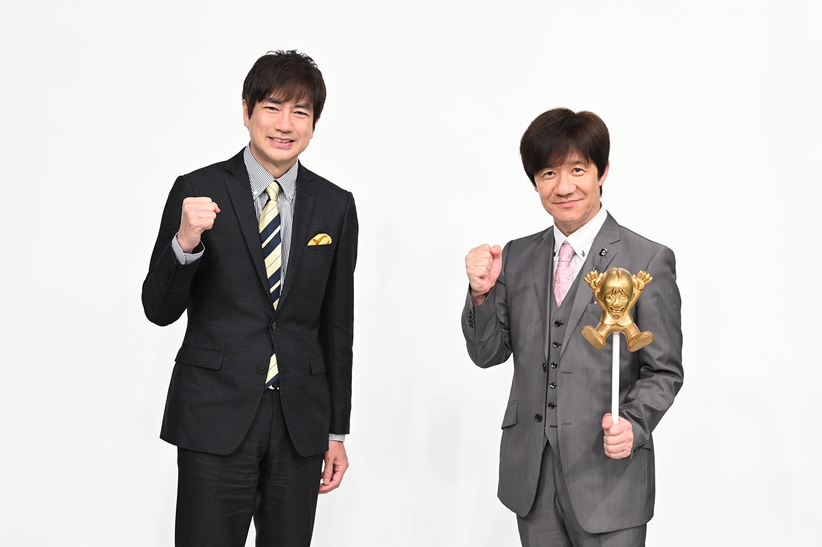 羽鳥慎一アナ、内村光良（C）日本テレビ