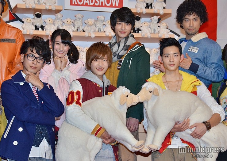 【後列左から】森高愛、横浜流星、金城大和【前列左から】平牧仁、志尊淳、竜星涼