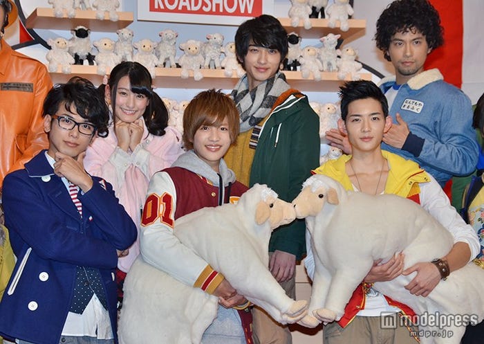 【後列左から】森高愛、横浜流星、金城大和【前列左から】平牧仁、志尊淳、竜星涼