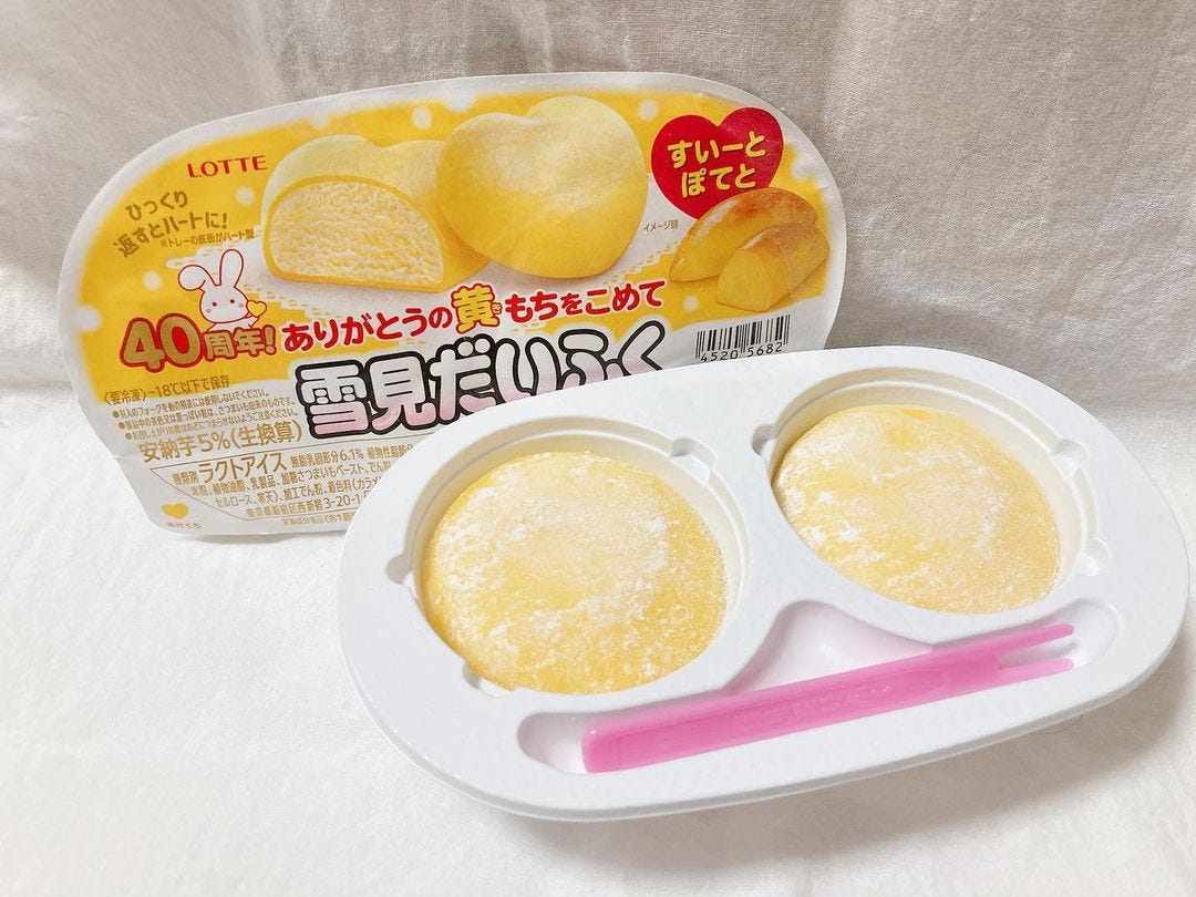 雪見だいふくすいーとぽてと