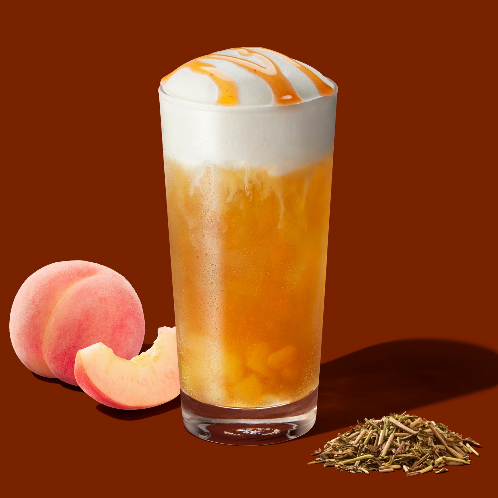 加賀 棒 ほうじ茶と白桃のムース ティー／提供画像