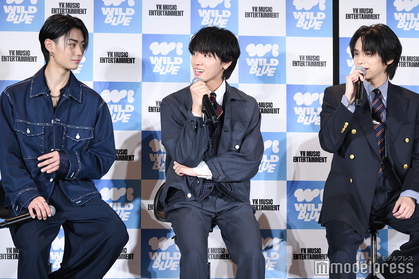WILD BLUE（左から）鈴陽向、池田優斗、山下幸輝（C）モデルプレス