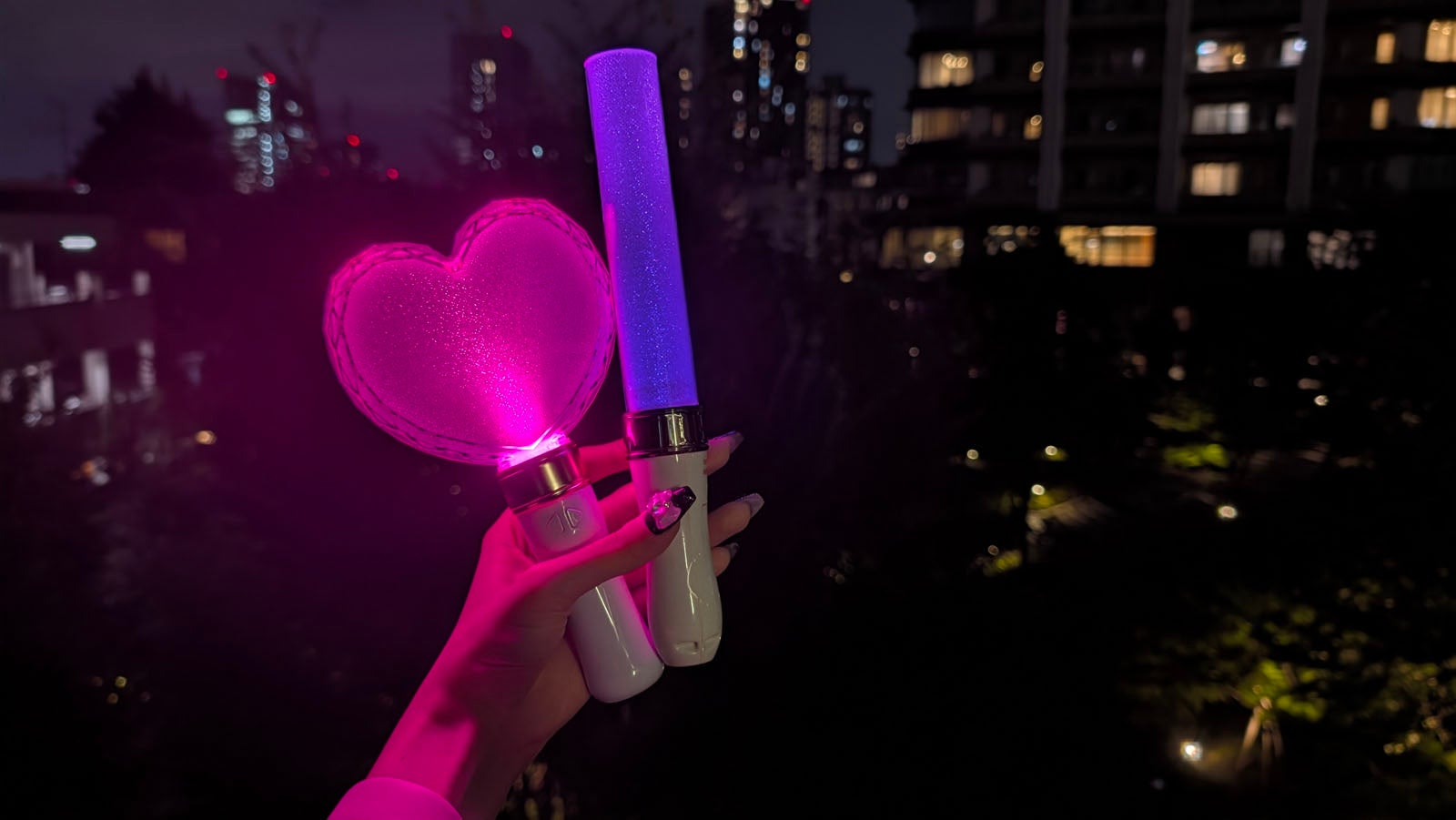 ペンライトのきらびやかな光を繊細に表現／Google Pixel 11 Pro 撮影