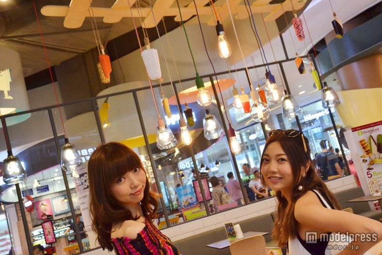 お店のインテリアもアイスがモチーフに