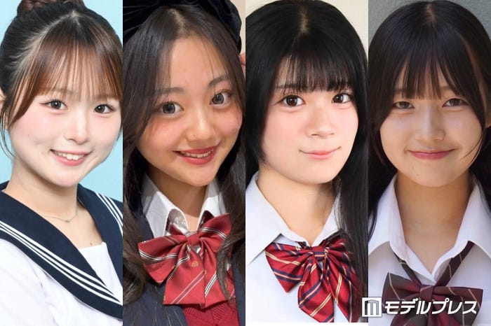 「女子高生ミスコン2025」中国・四国エリア暫定上位4人