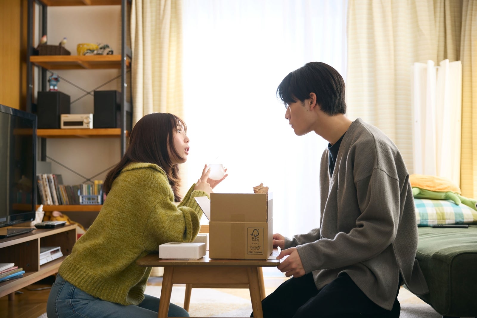 秋田汐梨、武藤潤「ふったらどしゃぶり」第4話（C）「ふったらどしゃぶり」製作委員会・MBS