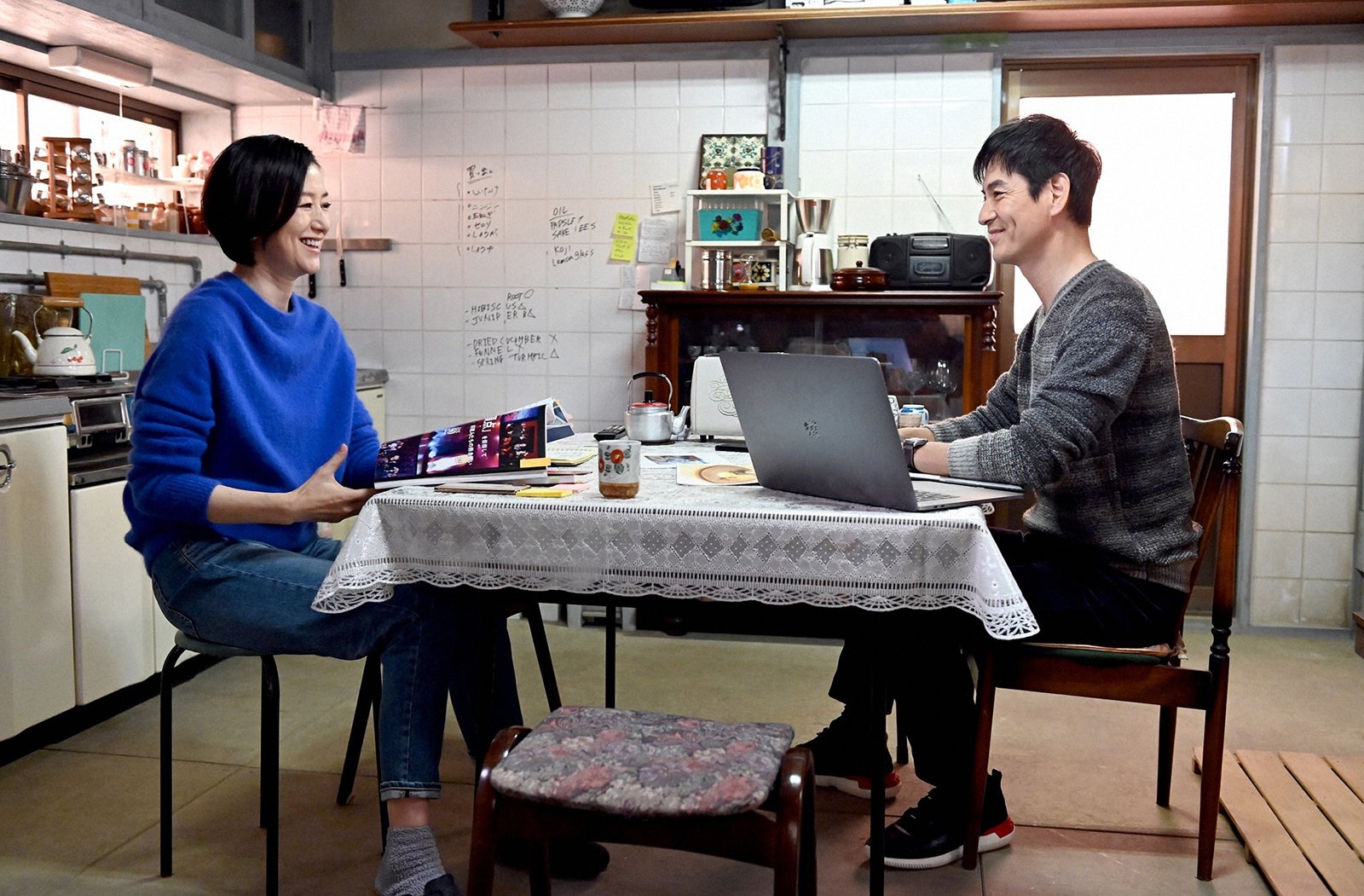 鈴木京香、沢村一樹／「グランメゾン東京」第8話より（C）TBS