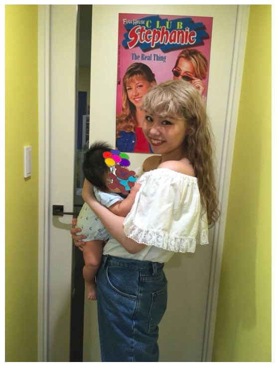 リンクくんを抱くぺこ／ぺこオフィシャルブログ（Ameba）より