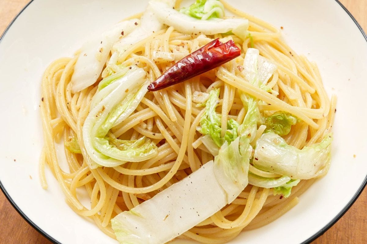 千代の一番・ペペロンチーノ