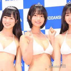 （左から）ぴーぴる、夏目綾、豊田ルナ （C）モデルプレス