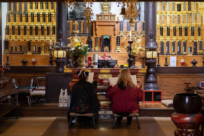 読経にチャレンジ (C)MBS