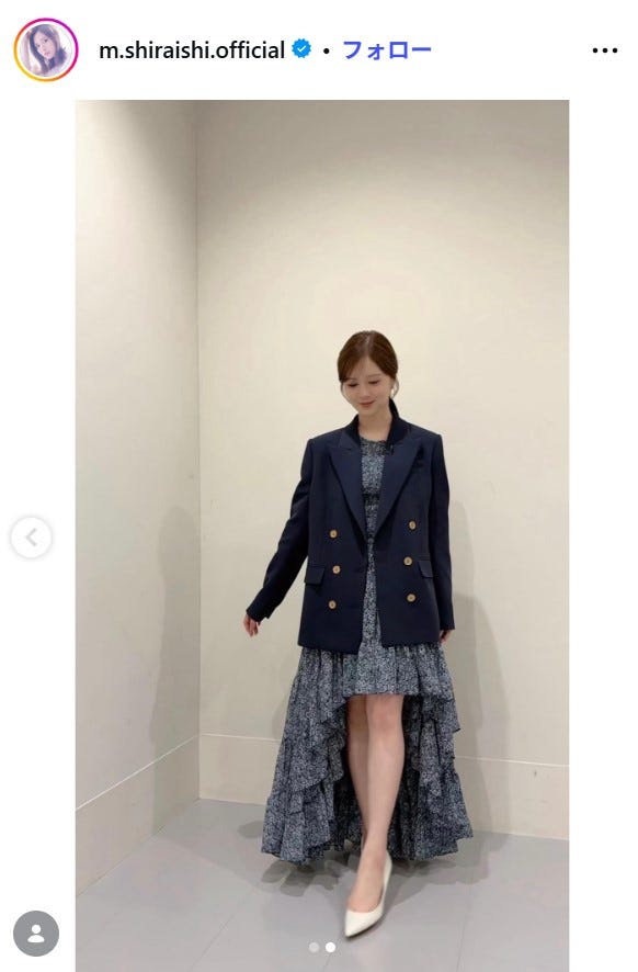 白石麻衣Instagramより