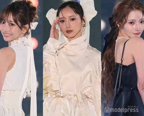 “幻の存在”人気キャバ嬢きほがモデルの新ファッションブランド、美しさ際立つ洗練されたスタイリング 業界イメージ覆すニュールック提示【関コレ2025S/S】