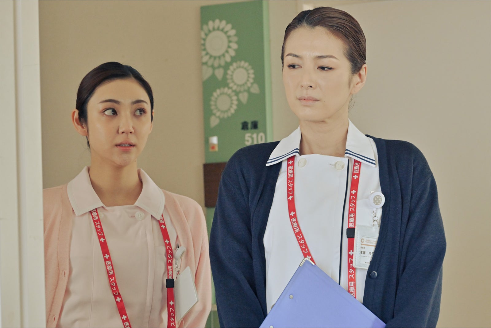 山谷花純、吉瀬美智子「アンメット ある脳外科医の日記」第2話より（C）カンテレ