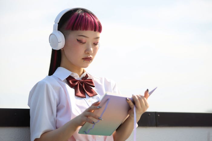 詩羽「最高の教師 1年後、私は生徒に■された」第5話より(C)日本テレビ