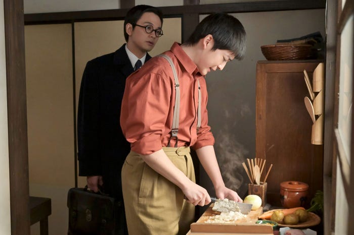 北村匠海、高橋文哉「あんぱん」第47話(C)NHK