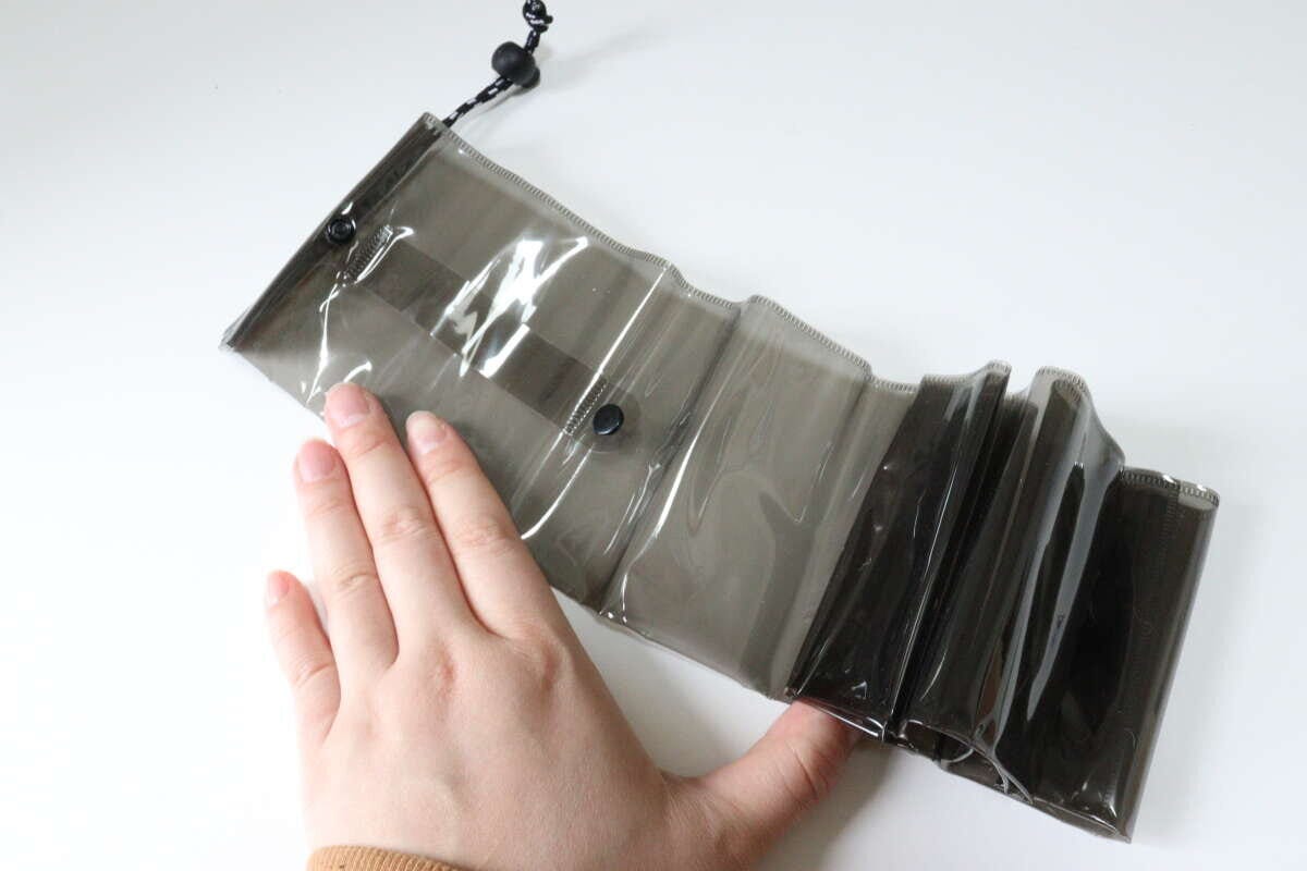 傘カバー（ブラック）　展開