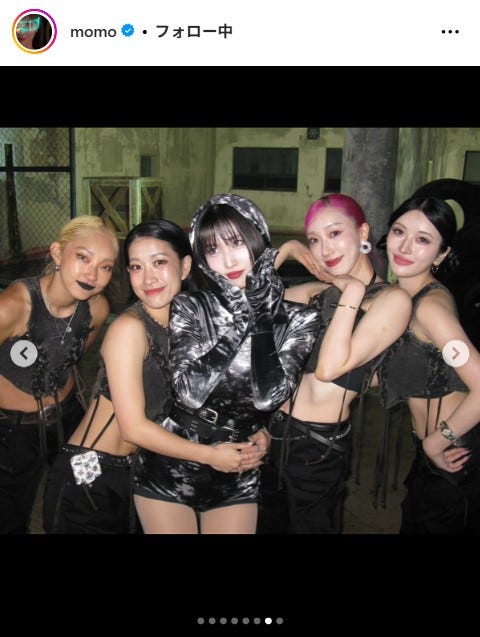 モモInstagramより