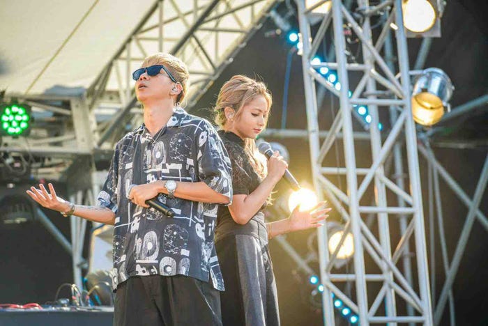 SLOTH、ゆきぽよ/「MUSIC CIRCUS’19 OSAKA」より(提供写真)