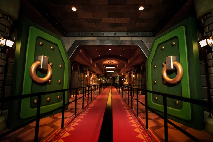 クッパ城(内観)/スーパー・ニンテンドー・ワールド(画像提供:ユニバーサル・スタジオ・ジャパン)