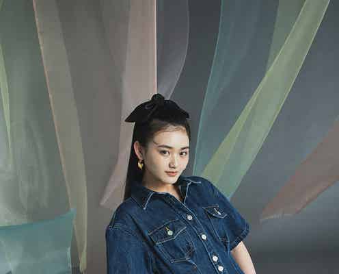 櫻坂46山崎天、ViVi専属加入サプライズ発表日の記念撮影で覚悟 堂々ポージングも