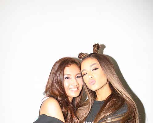 アリアナ・グランデ来日公演の舞台裏で…Beverlyと貴重な2ショット