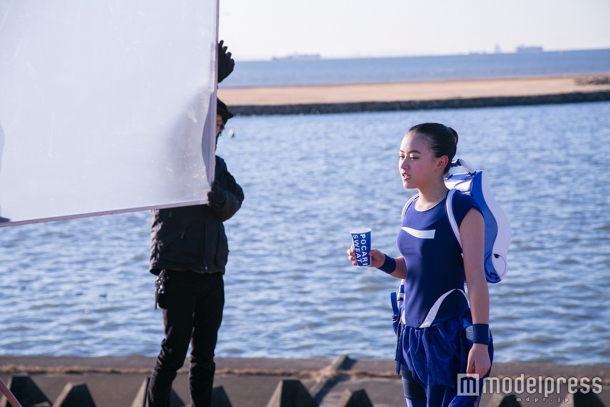 「ポカリスエット」WEBムービー「東京サプライ少女」篇メイキングショット