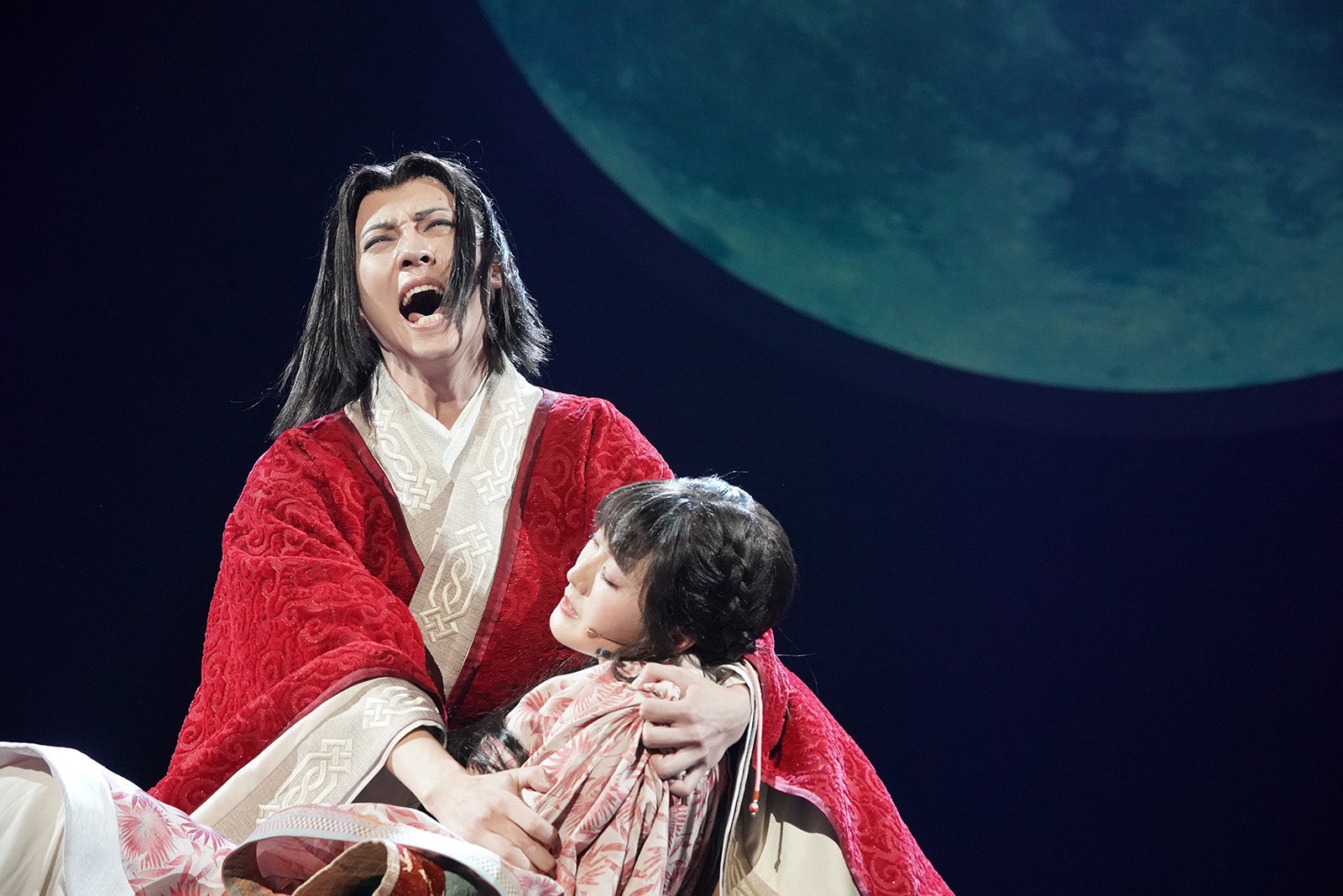 牧島輝／舞台「キングダム」ゲネプロより（提供写真）