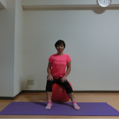 バランスボールを使ったながらエクササイズ