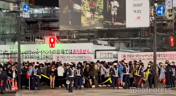 渋谷の様子(C)モデルプレス