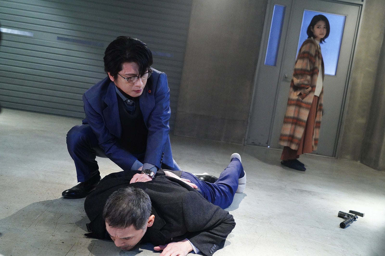 及川光博、杉本哲太、若月佑美 （C）日本テレビ