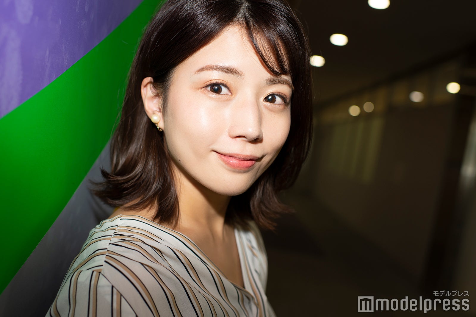 田中萌アナウンサー／「ABEMA NEWS×モデルプレス」アナウンサー連載Vol.4（C）モデルプレス