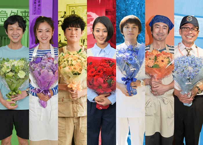 深川栄洋監督、安達祐実、井浦新、高畑充希、北村匠海、眞島秀和、光石研(C)テレビ朝日