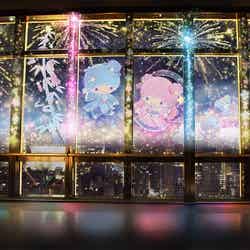 東京タワー×LittleTwinStars 夏の夜のファンタジー／画像提供：サンリオ