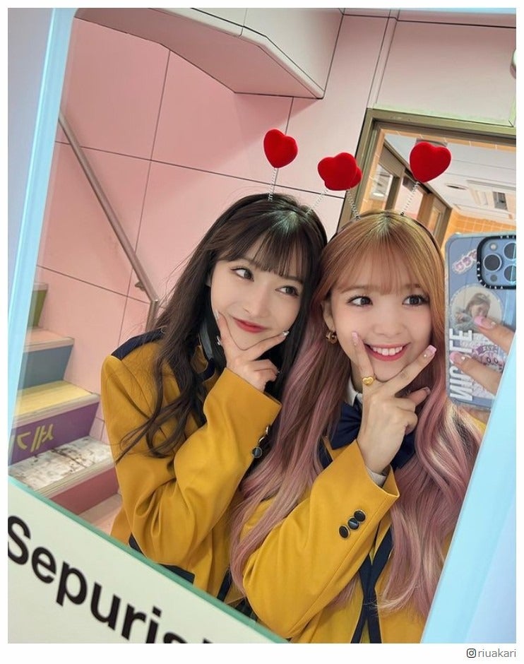 藤田ニコル＆Rちゃん、制服2ショット公開「にこかり推せる」「可愛すぎ」の声続々