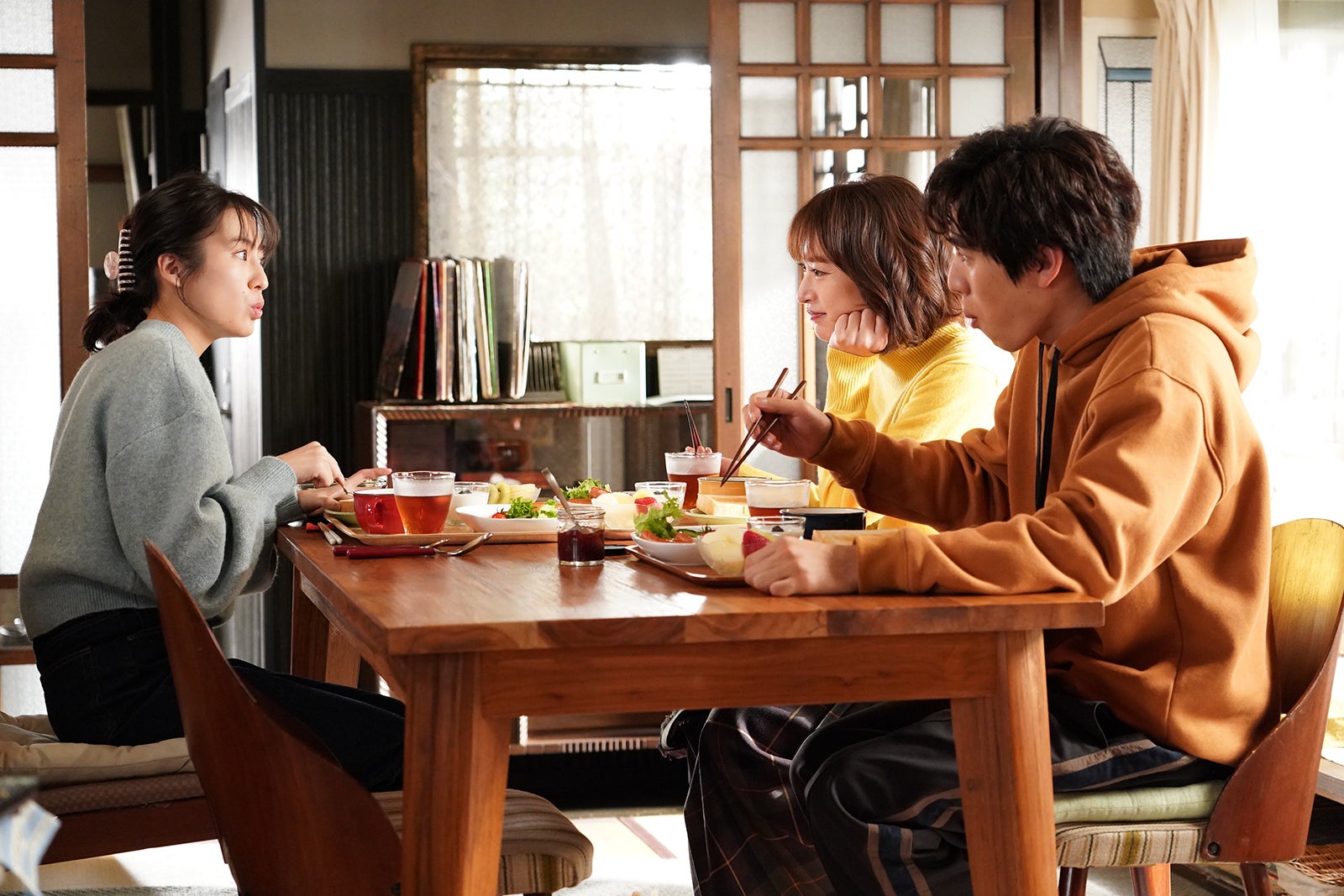 恒松祐里、門脇麦、坂東龍汰／ 「リバーサルオーケストラ」第3話より（C）日本テレビ